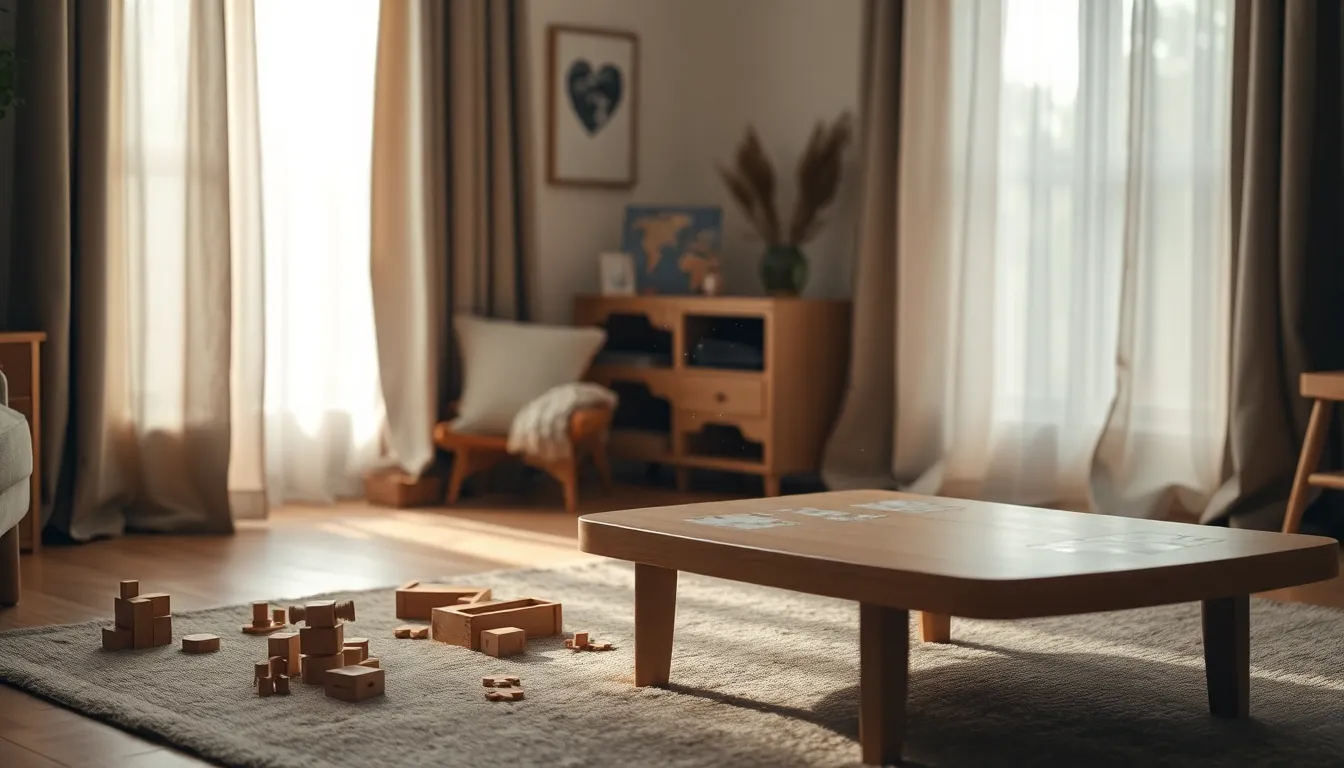 아이와 함께 놀이하는 모습