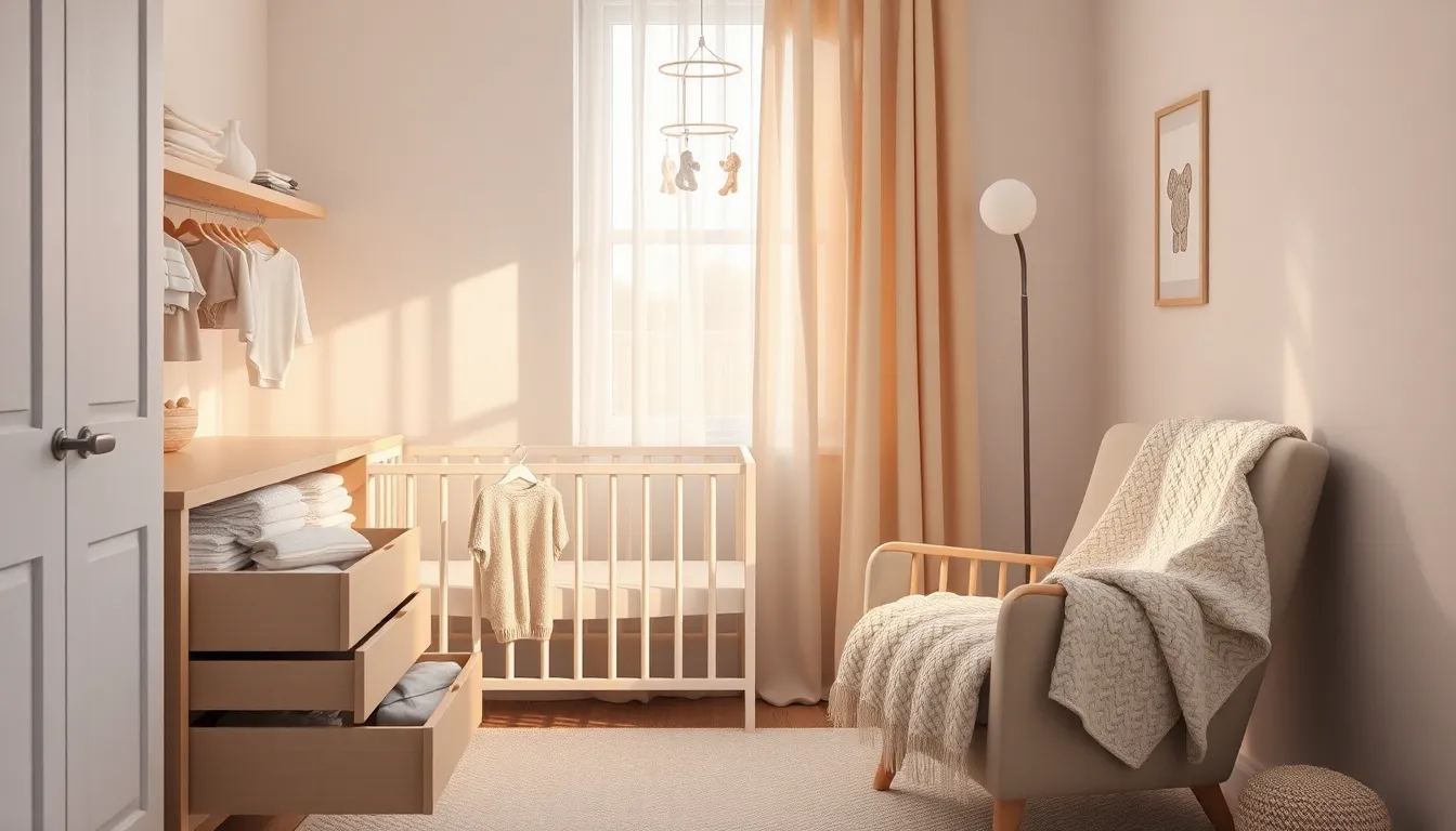 행복한 아기와 엄마의 모습