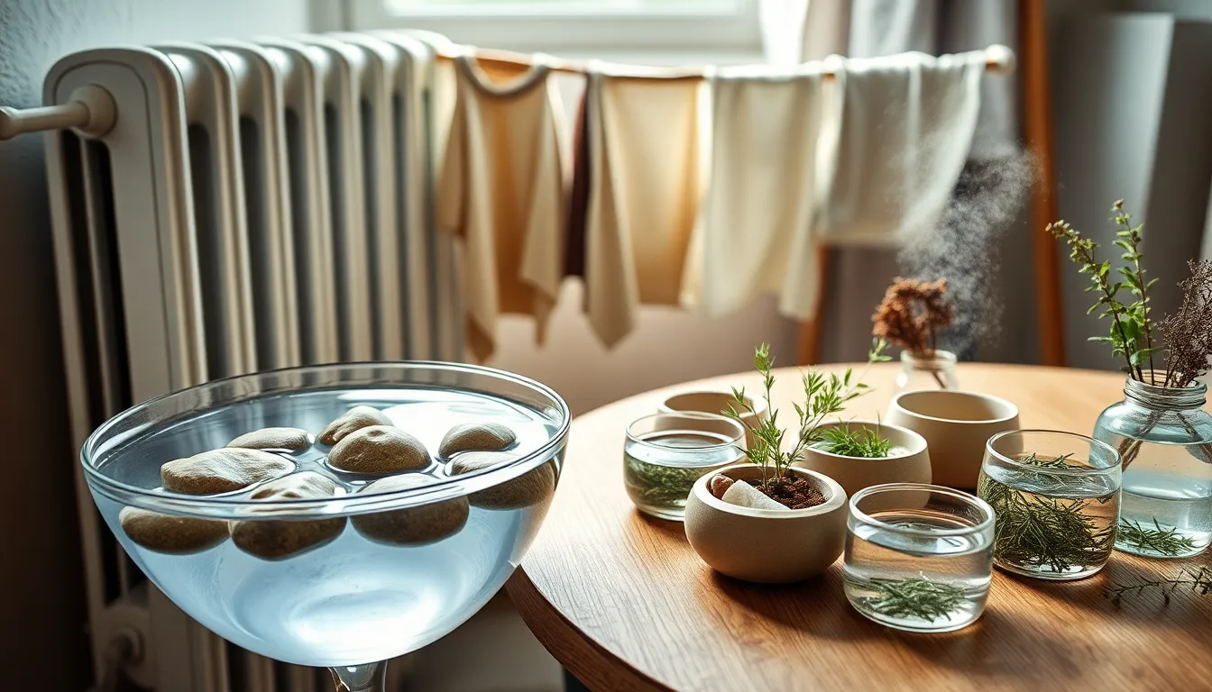 실내에 놓인 다양한 식물들