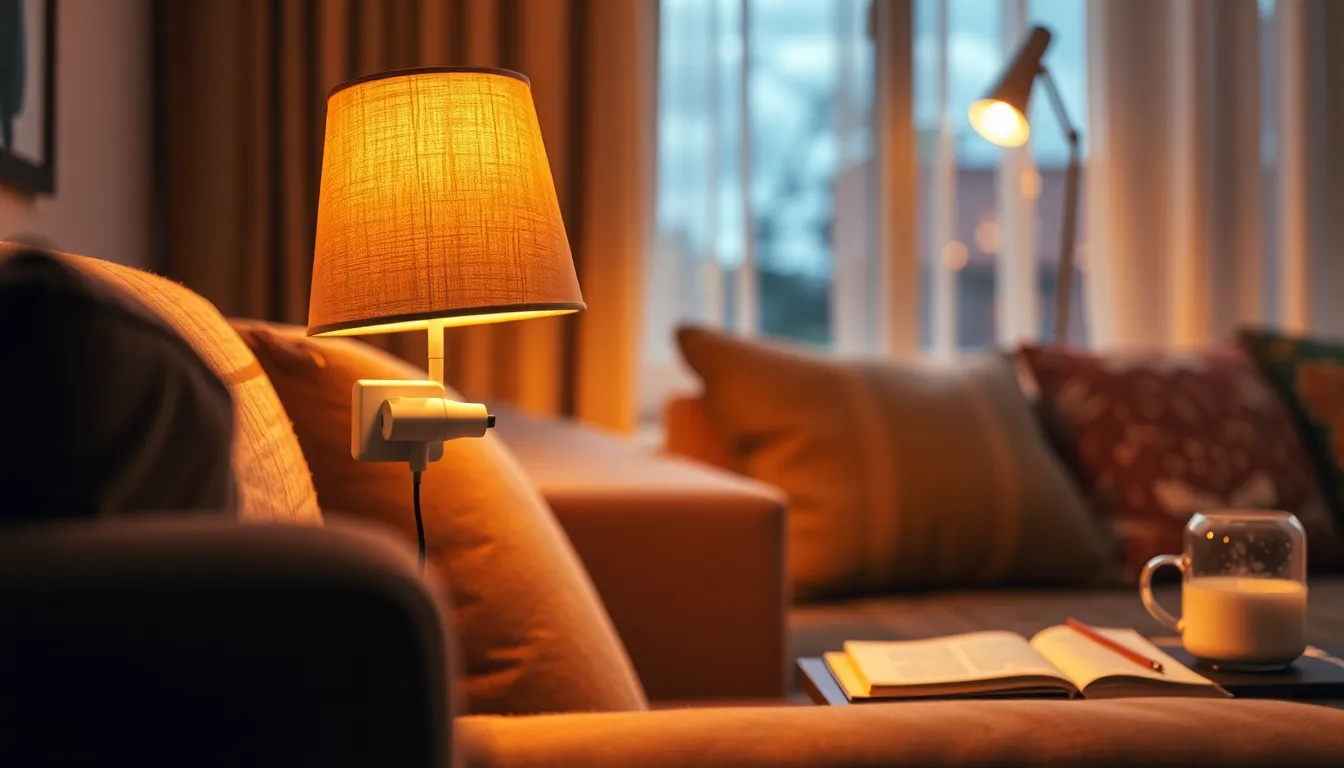 스마트 플러그를 이용한 전기 절약 모습