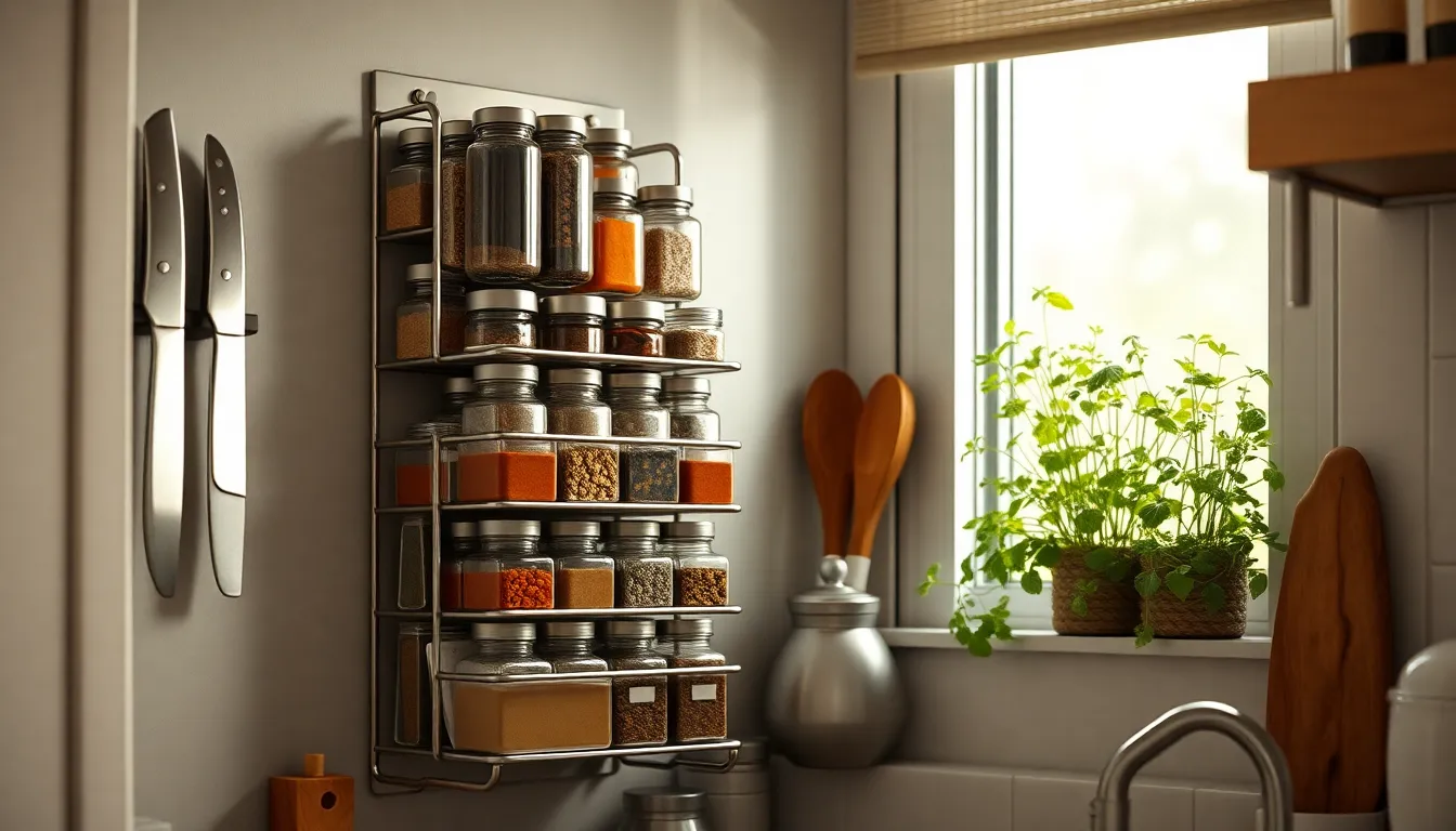 좁은 주방 공간을 효율적으로 활용하는 깔끔한 인테리어