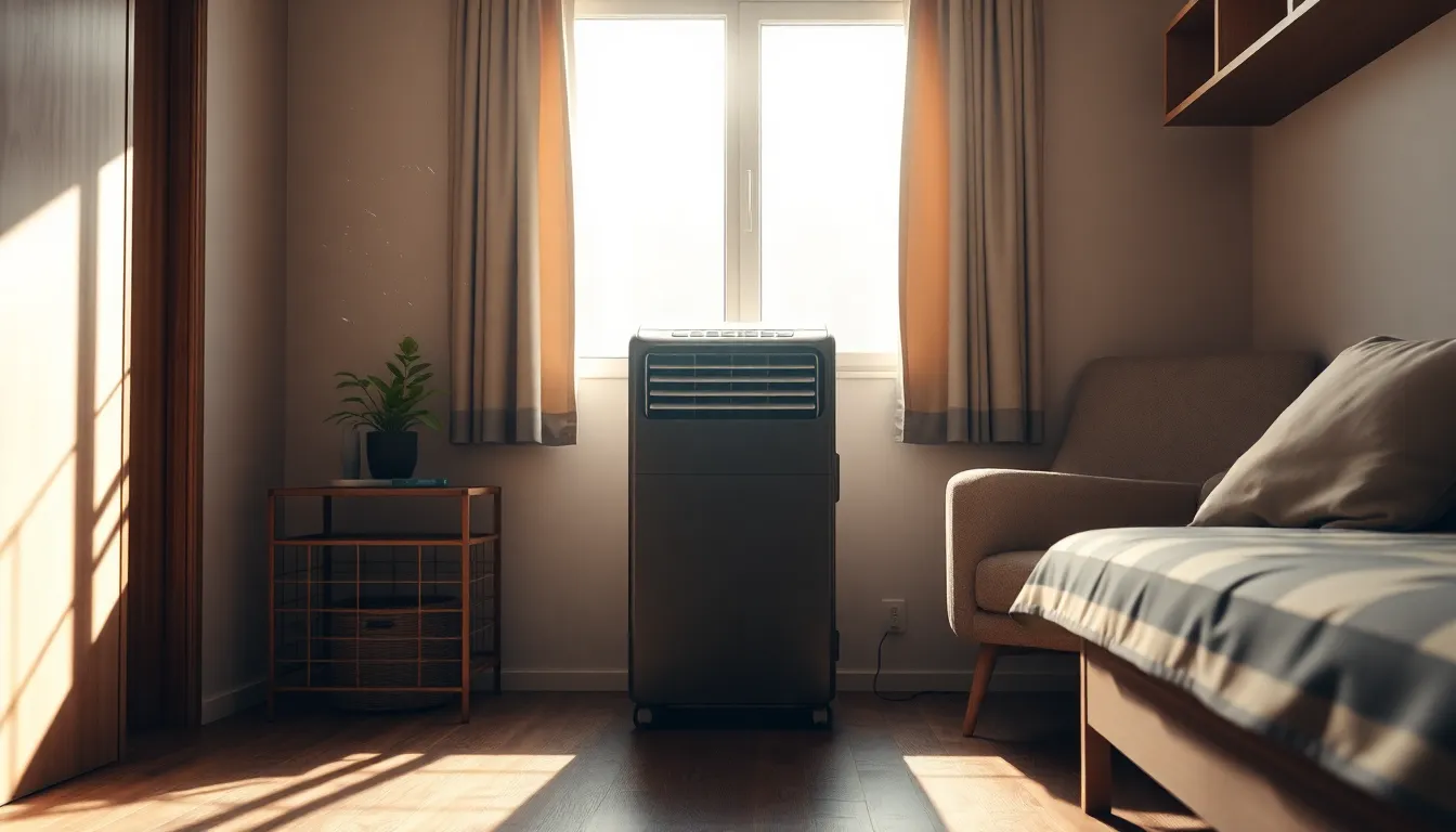 시원한 에어컨 바람을 맞으며 편안하게 휴식하는 모습