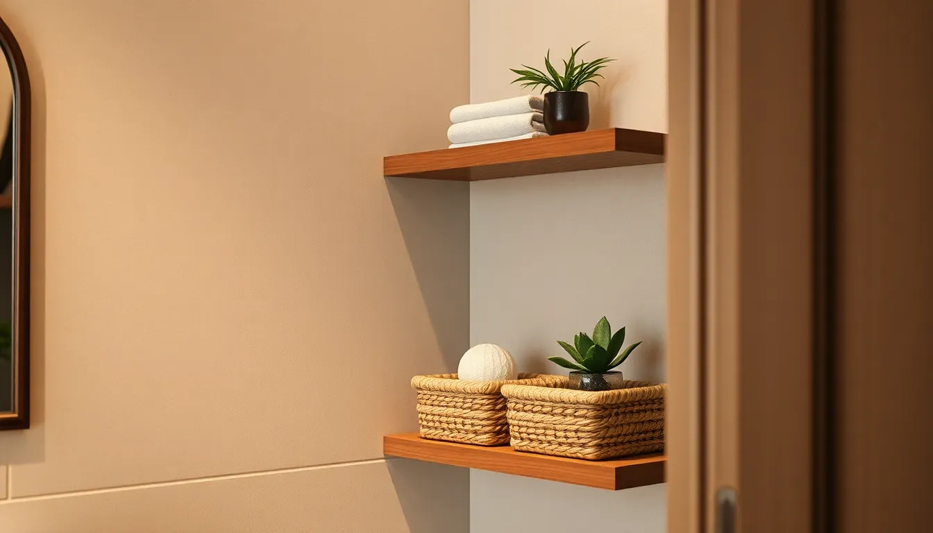 작은 욕실 수납 아이디어: 효율적으로 정리된 욕실 인테리어