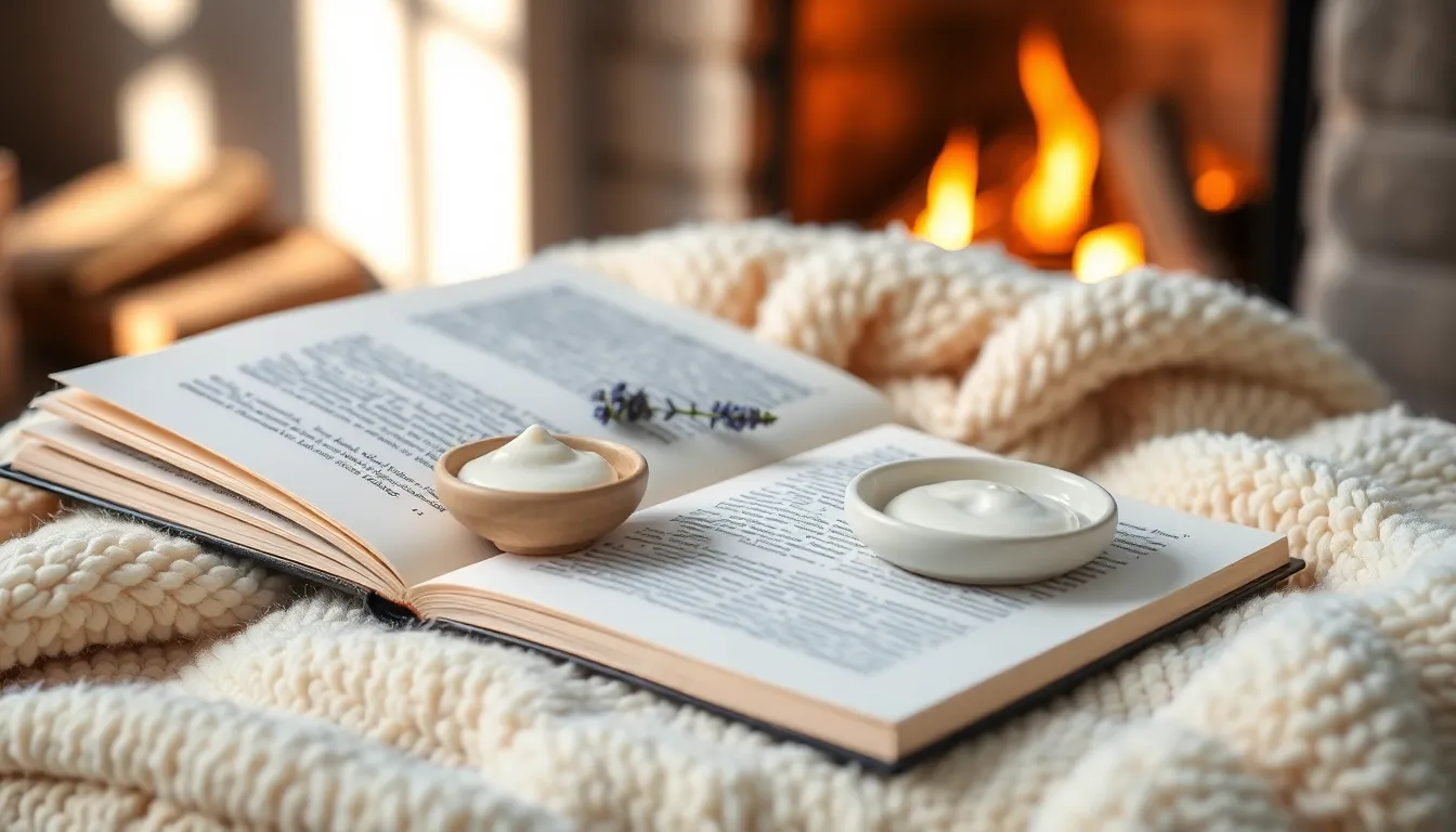 겨울철 보습 크림으로 촉촉해진 피부