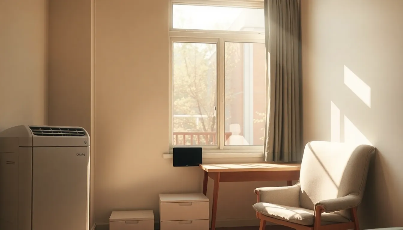 시원한 에어컨 바람을 맞으며 휴식하는 사람의 모습