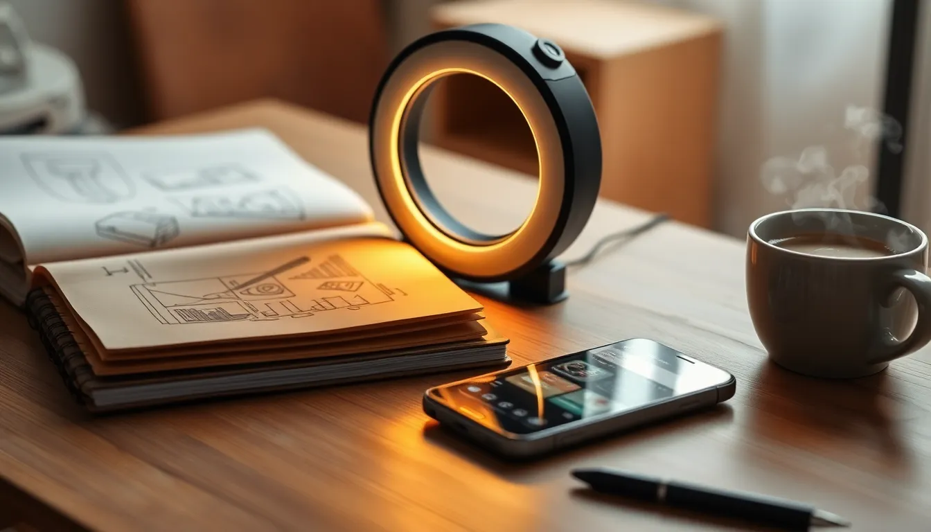 숏폼 영상 제작을 위한 다양한 아이디어 구상 및 촬영 장비 예시 이미지